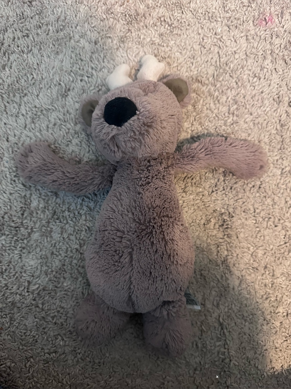 Jellycat London Bashful Reindeer Plush Stuffed Animal ~12"